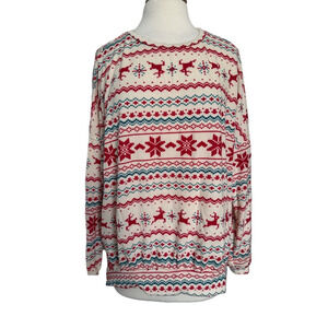 Discount Divas Boutique Holiday Cozy Christmas Festive Party Soft Knit Sweater L